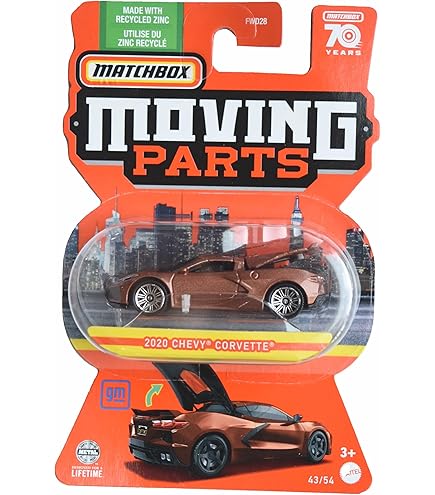 Matchbox 2016 Corvette Stingray, Moving Parts 35/50 : Amazon.ca